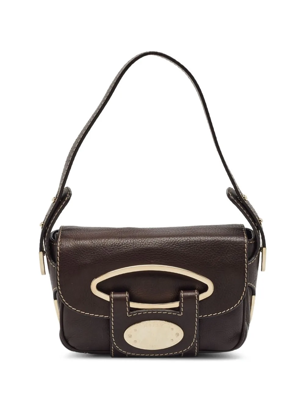 Logo-Plaque Mini Shoulder Bag by Bally Vintage