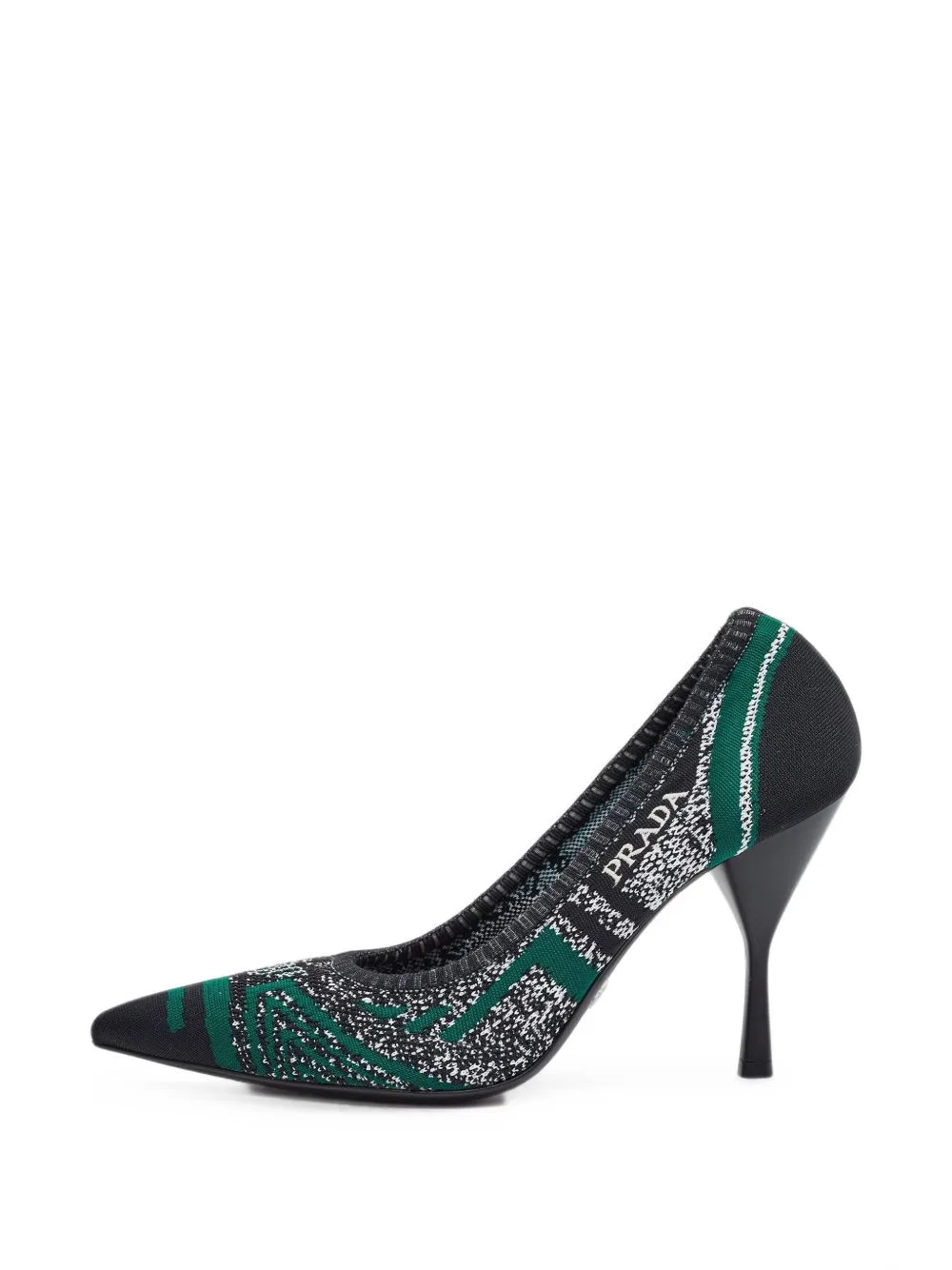 Stretch-Knit Heeled Pumps by Prada Pre-Owned