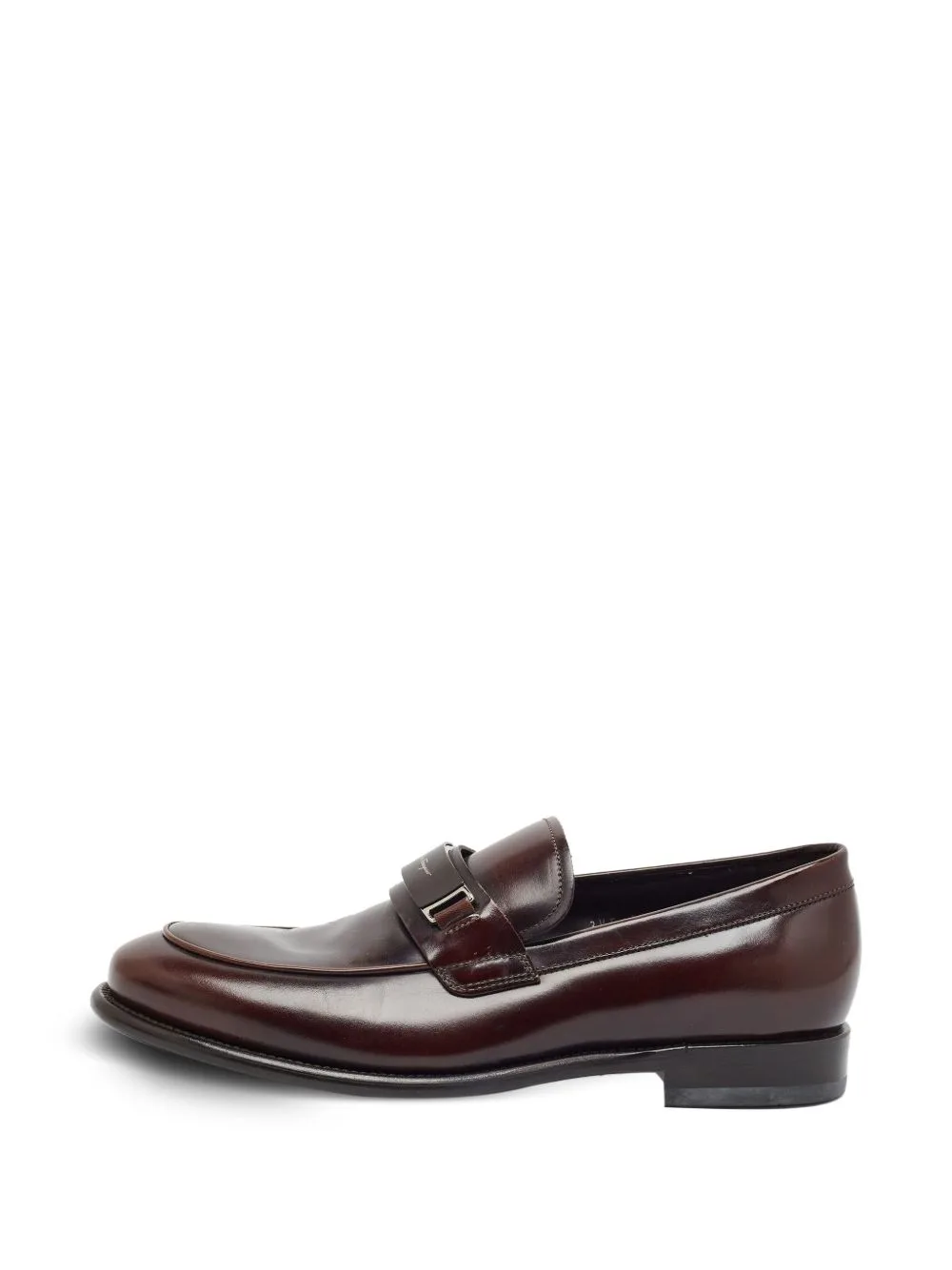 Logo-Plaque Penny Loafers by Ferragamo Pre-Owned