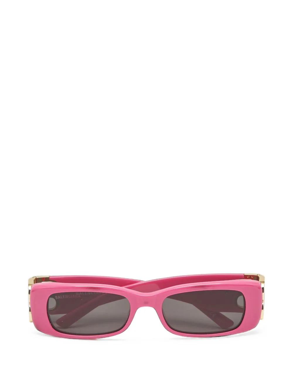 Rectangle-Frame Sunglasses by Balenciaga Pre-Owned