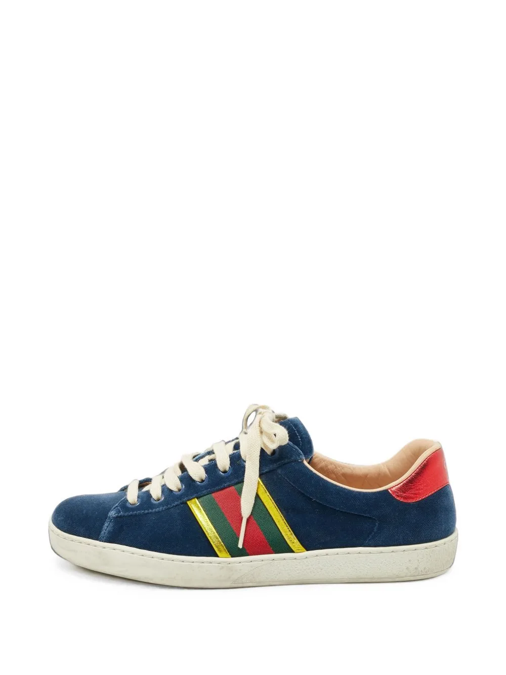 Ace Velvet Sneakers by Gucci Pre-Owned