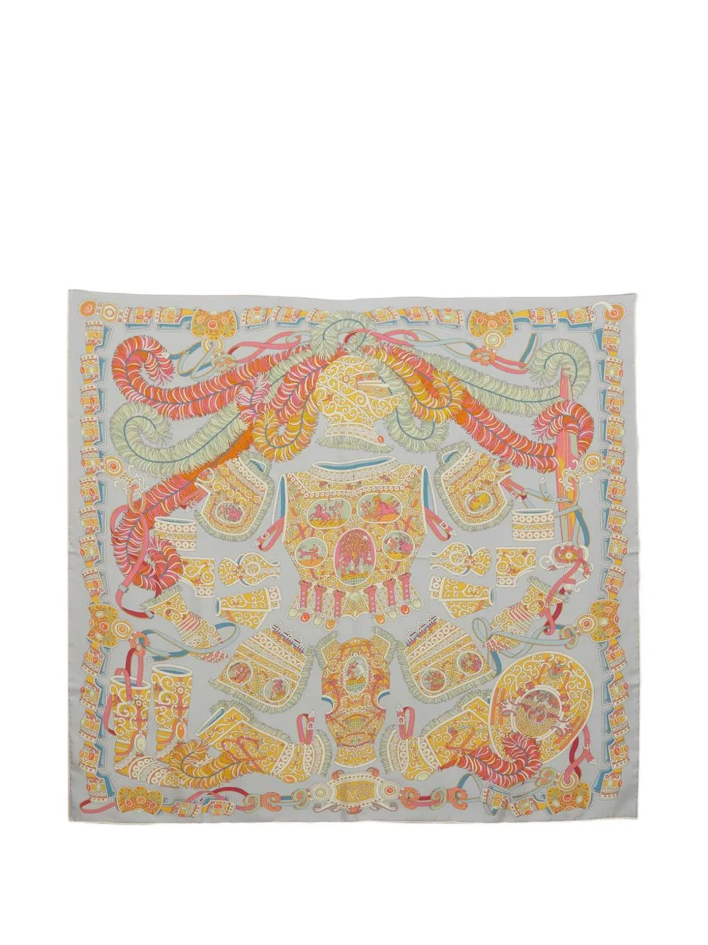 Sous L'egide De Mars Carré Scarf by Hermès Pre-Owned