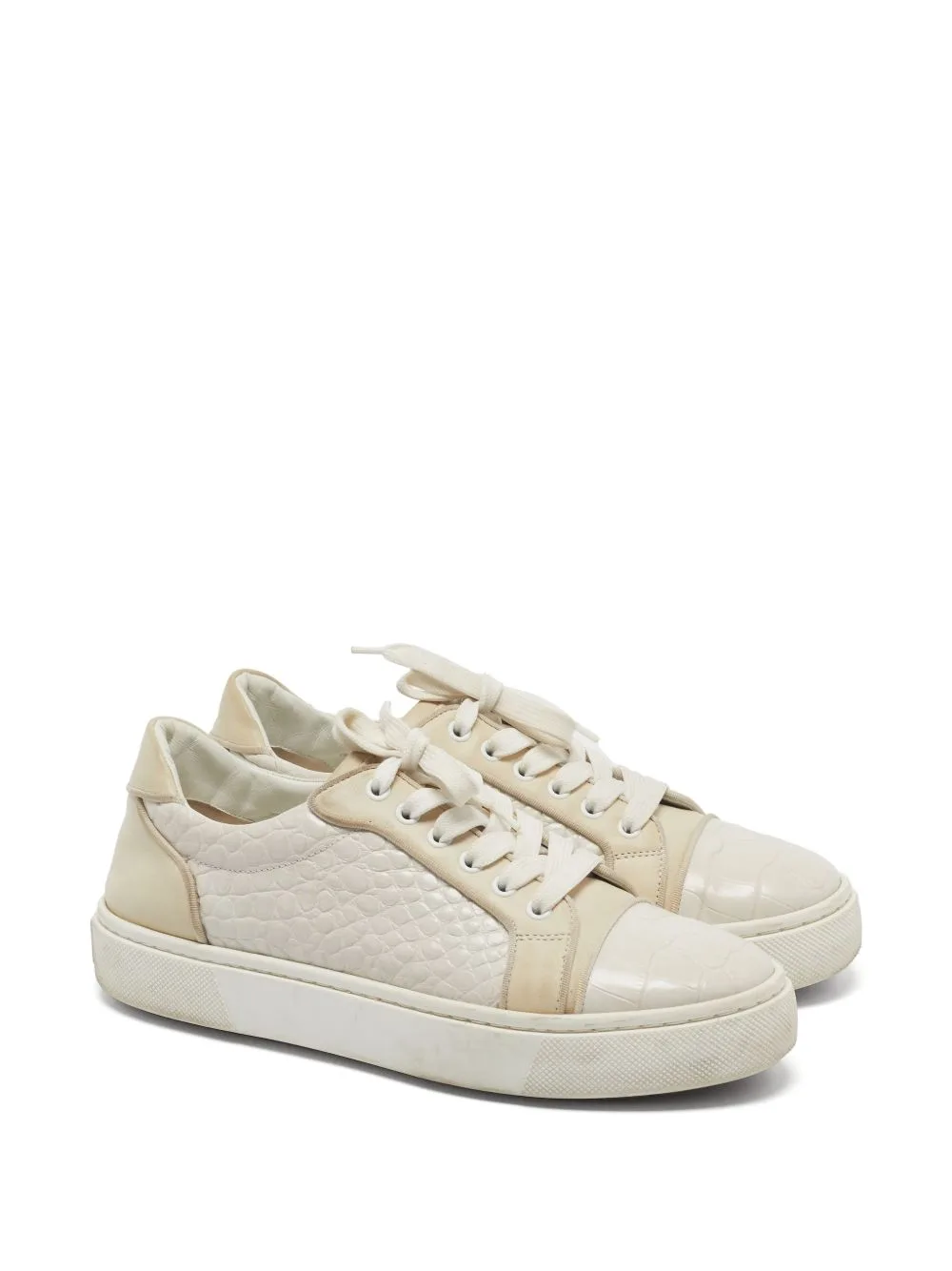 Vierissima Croc-Embossed Sneakers by Christian Louboutin Pre-Owned