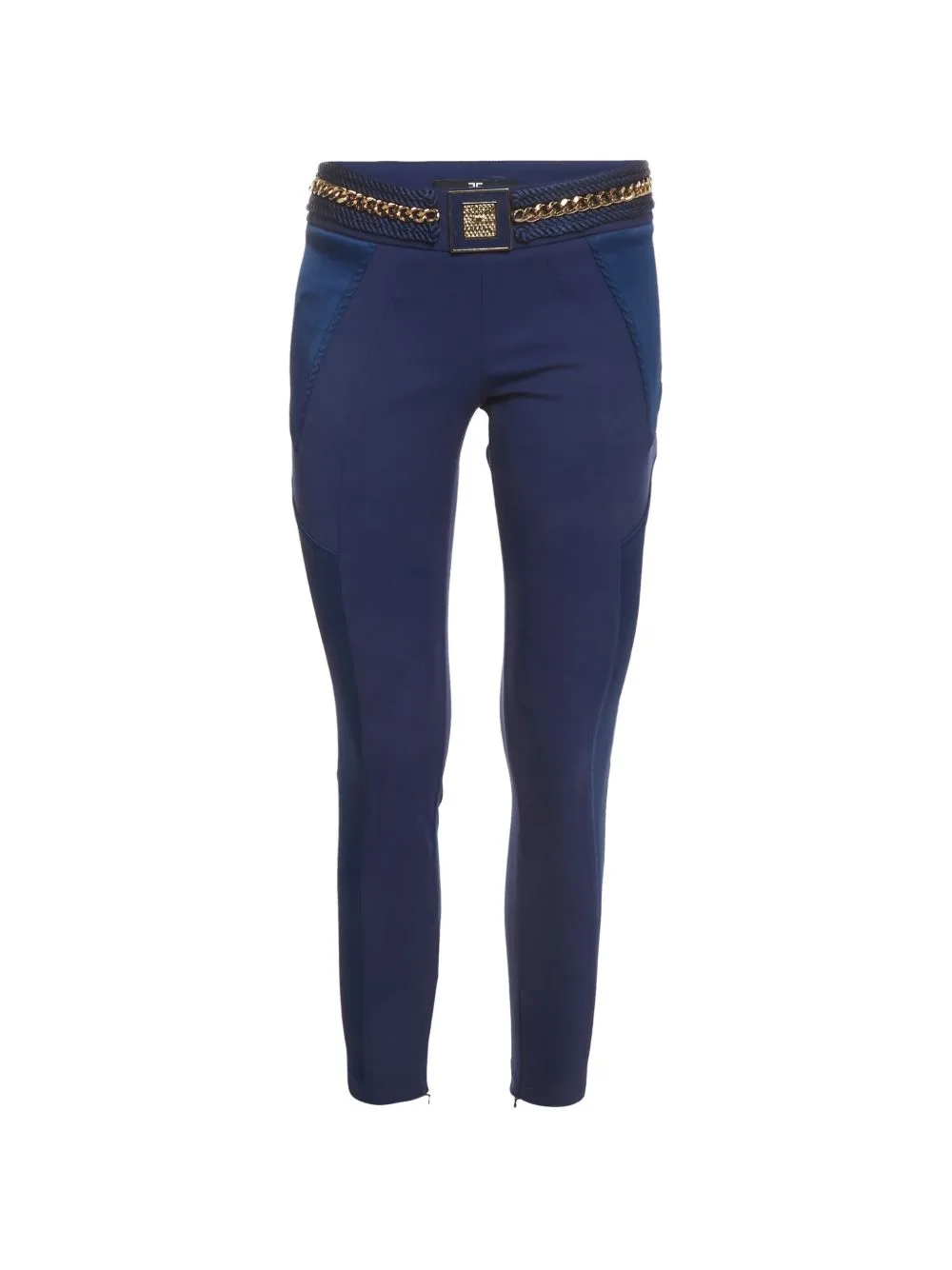 Logo-Plaque Cropped Trousers by Elisabetta Franchi