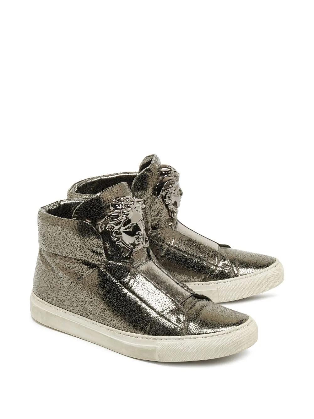 Medusa High-Top Sneakers by Versace Pre-Owned