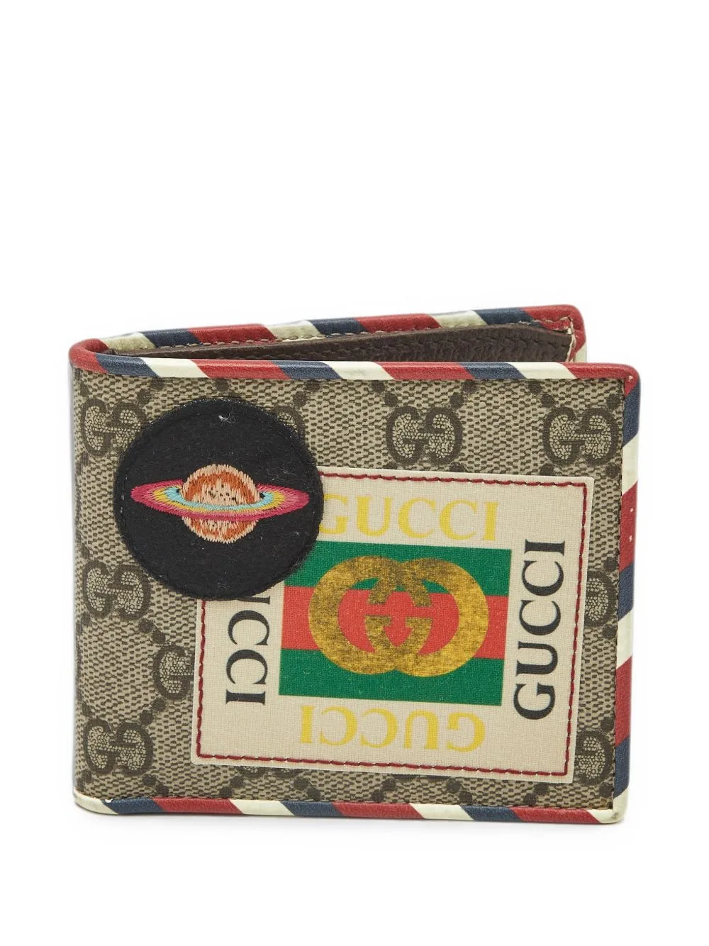 Courrier UFO Bifold Wallet by Gucci Pre-Owned