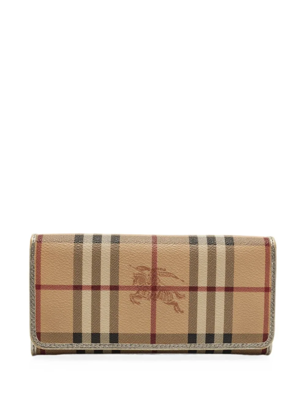 Winsley Haymarket Foldover-Top Wallet by Burberry Pre-Owned
