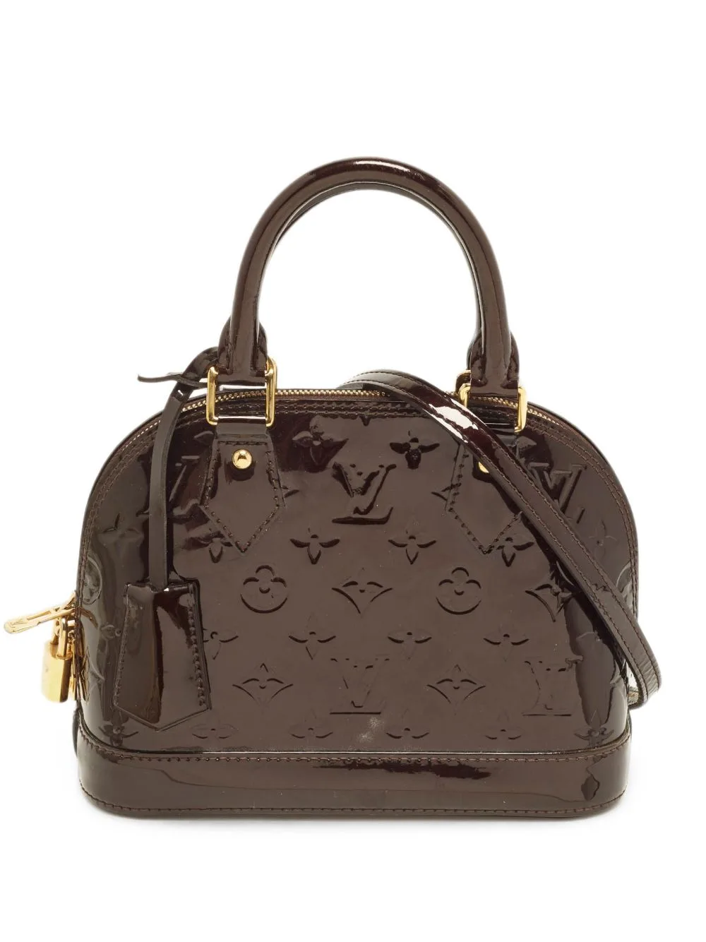 2015 BB Alma Monogram Vernis Tote Bag by Louis Vuitton Pre-Owned
