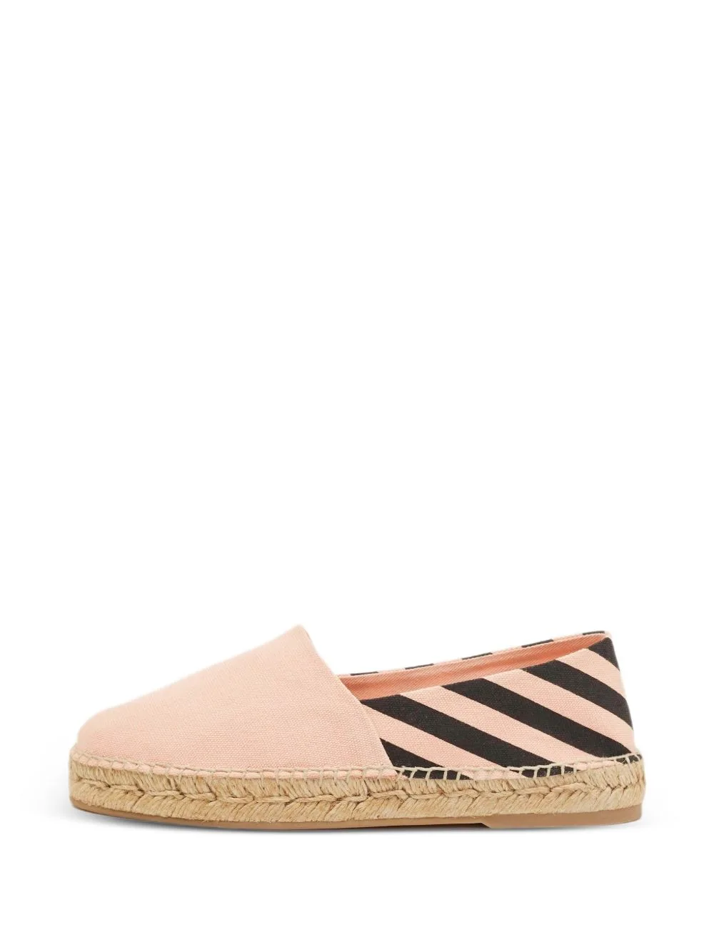 Striped Canvas Espadrilles by Off-White Pre-Owned
