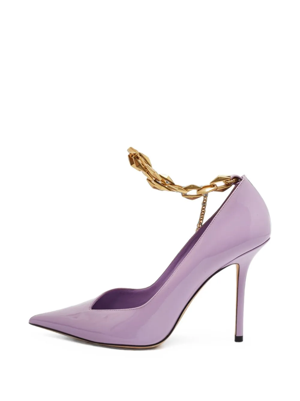 Diamond Talura Chain-Link Pumps by Jimmy Choo Pre-Owned