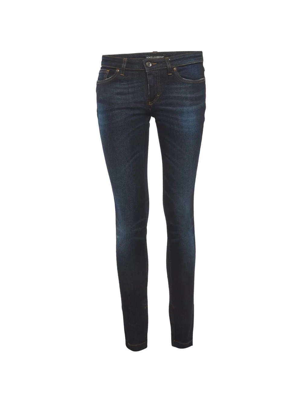 Logo Plaque Skinny Jeans by Dolce & Gabbana Pre-Owned