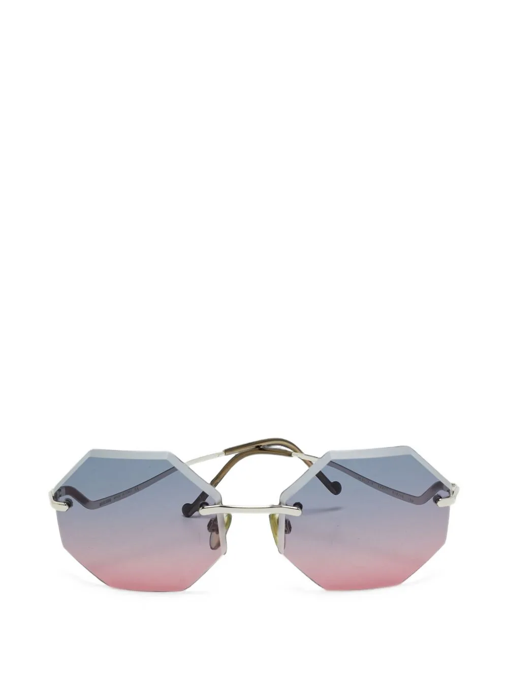 M311 S Rimless Geometric Sunglasses by Moschino Pre-Owned