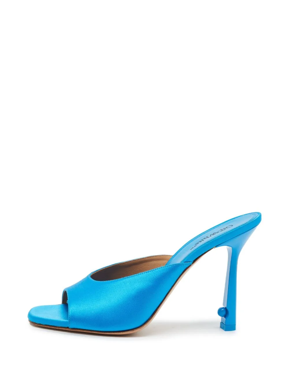 Pop Pearl Satin Sandals by Off-White Pre-Owned