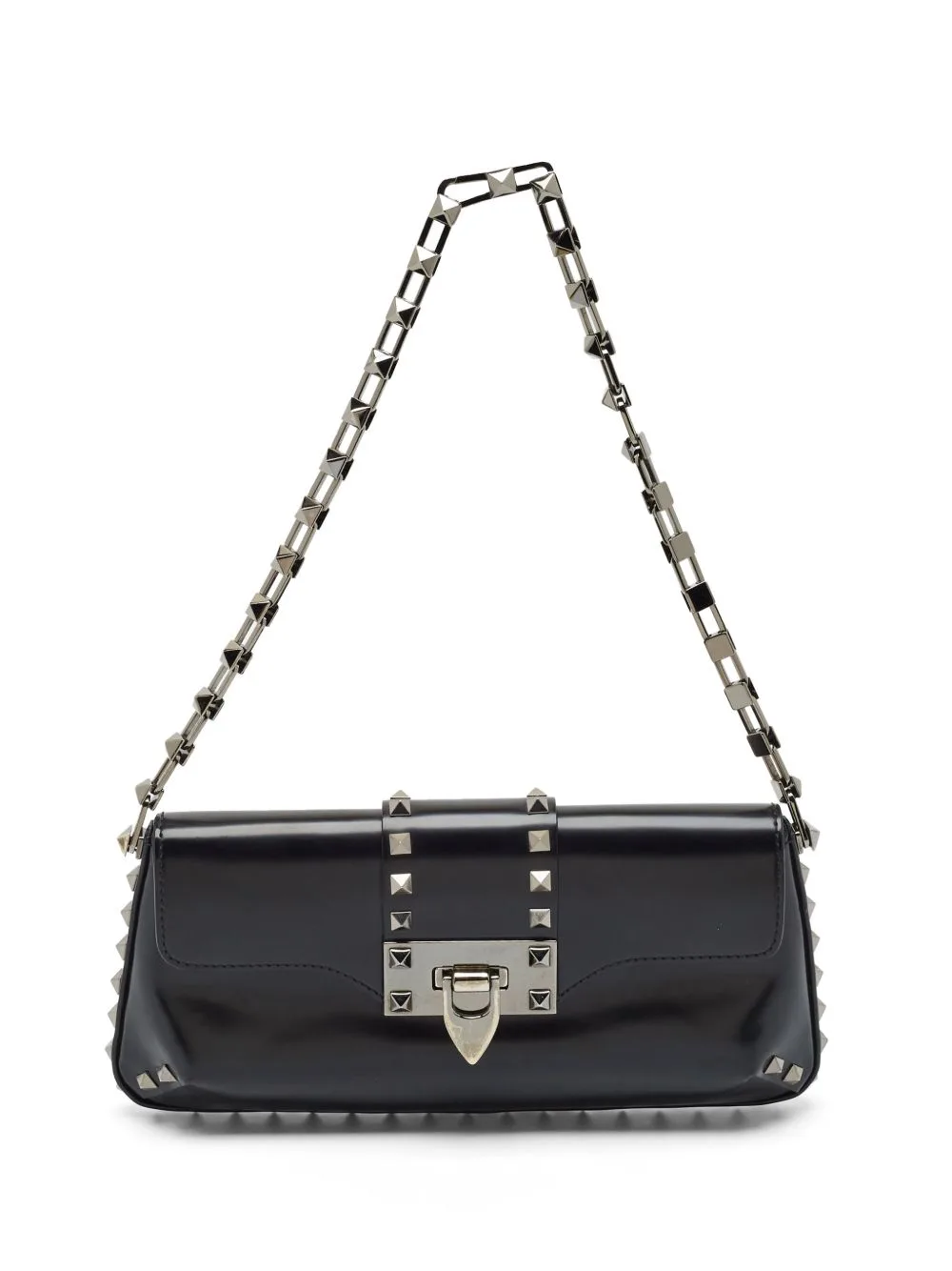 Rockstud Chain Shoulder Bag by Valentino Garavani Pre-Owned