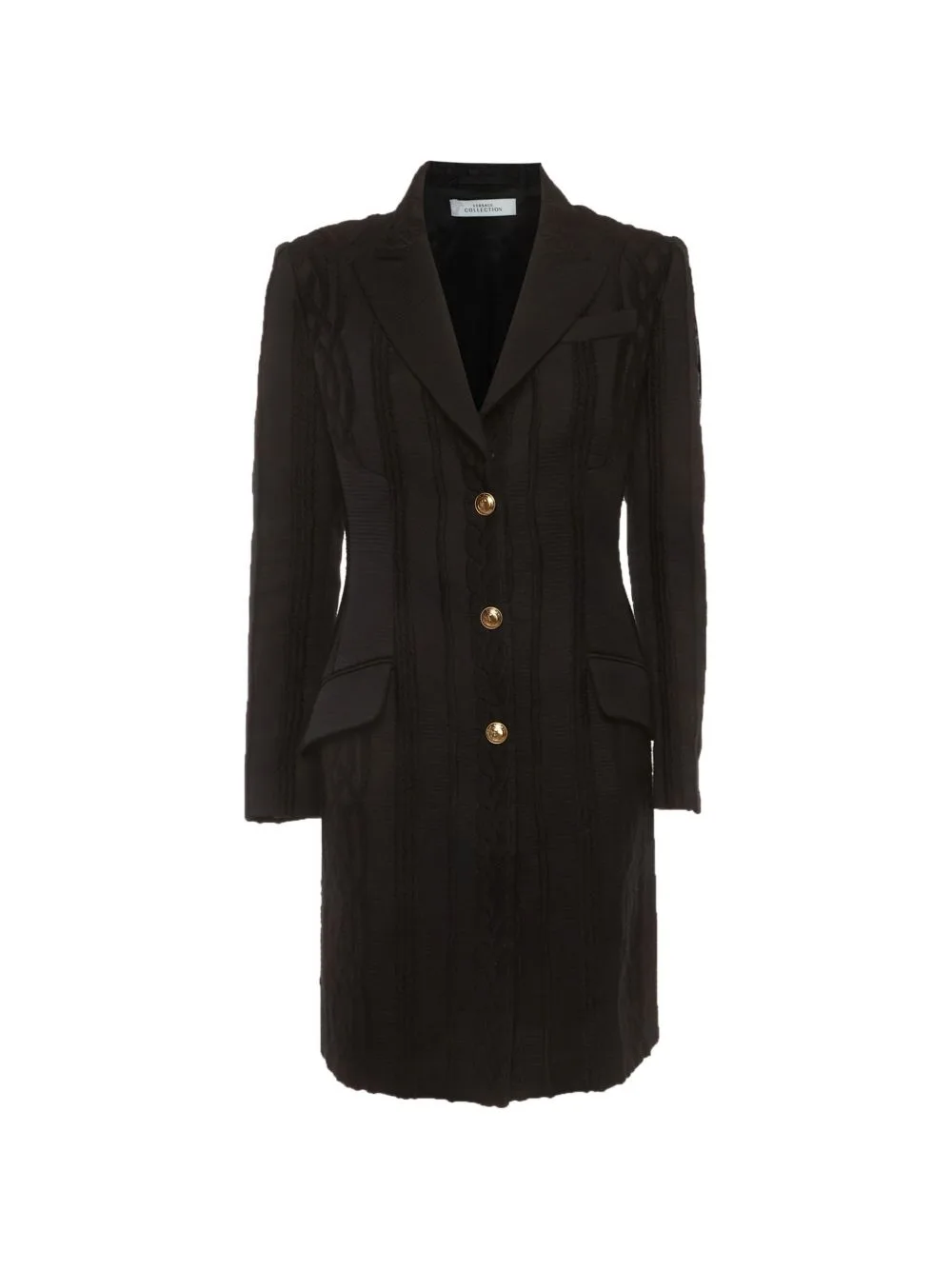 Jacquard Single-Breasted Jacket by Versace Pre-Owned