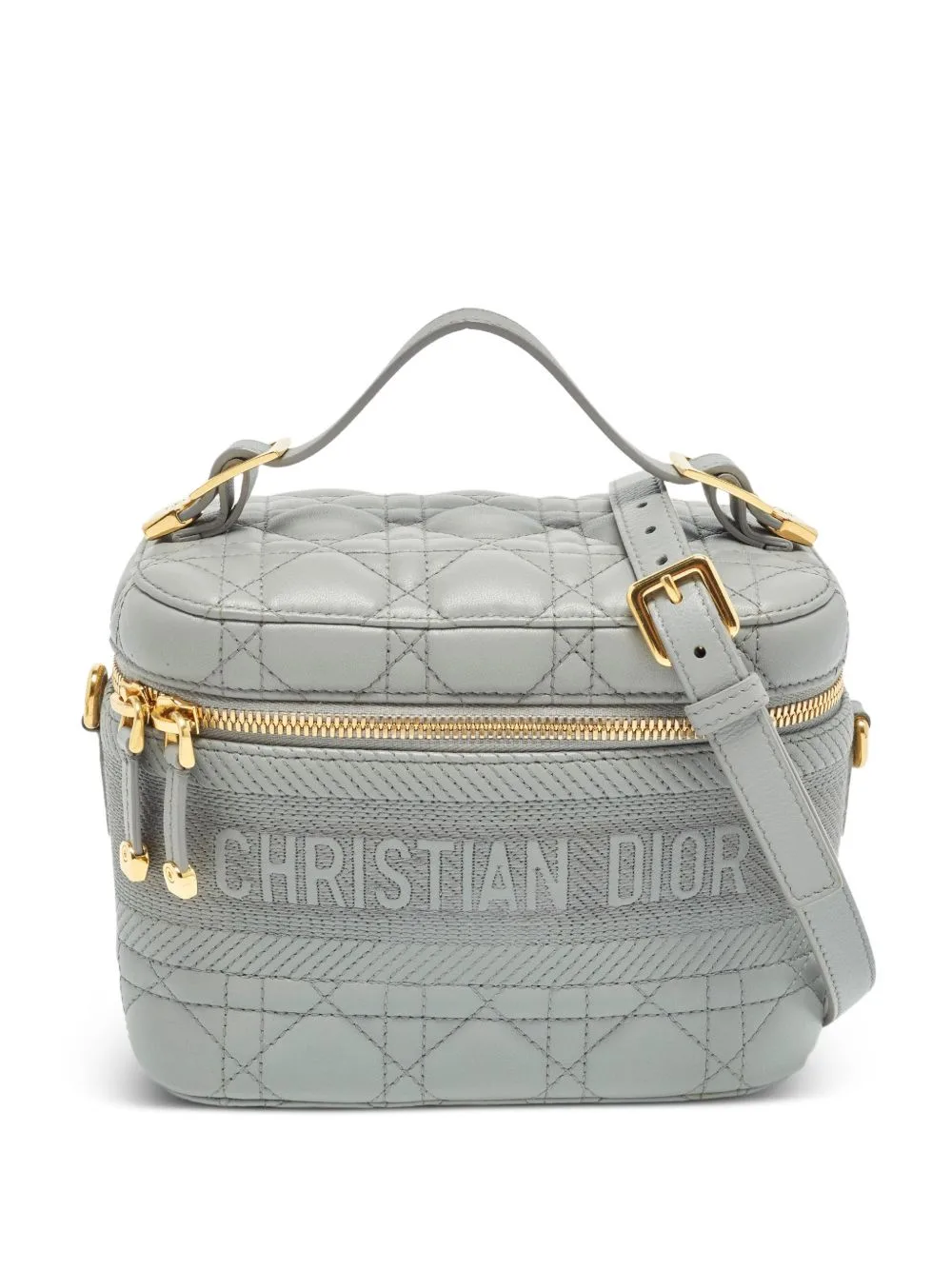 2020 Small DiorTravel Cannage Makeup Bag by Christian Dior Pre-Owned