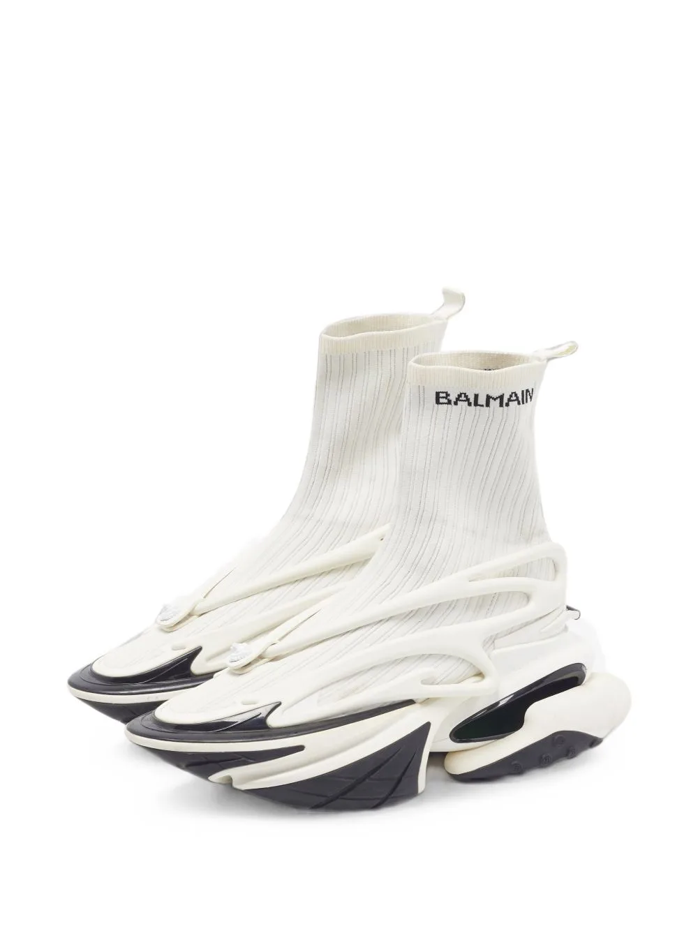 Unicorn High-Top Sneakers by Balmain Pre-Owned