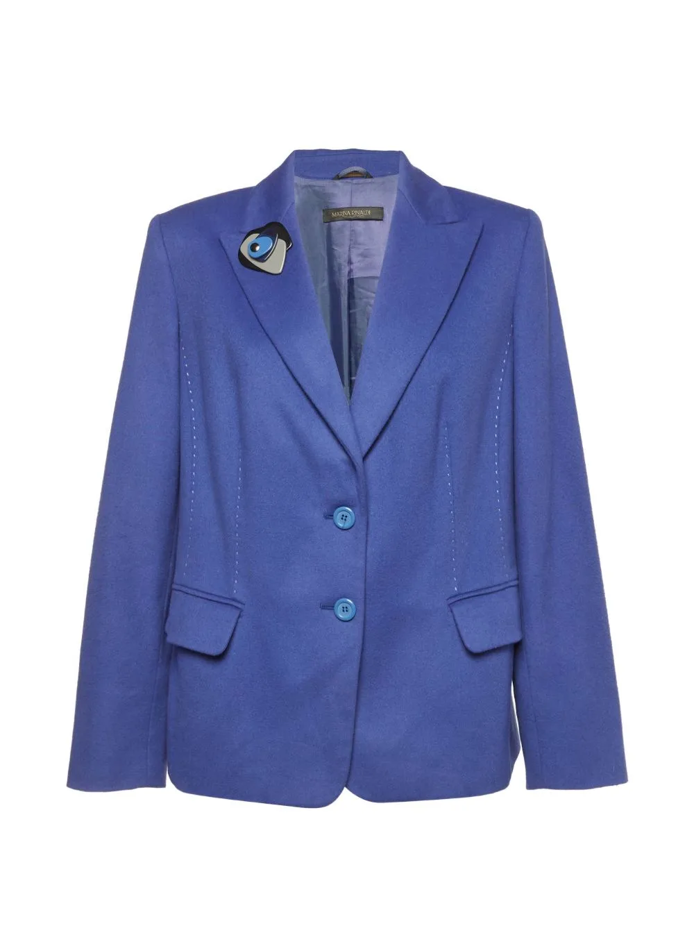 Felt Single-Breasted Blazer by Marina Rinaldi
