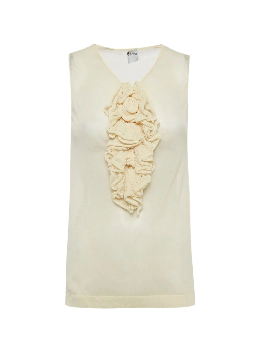Floral-Appliqué Top by Red Valentino Vintage