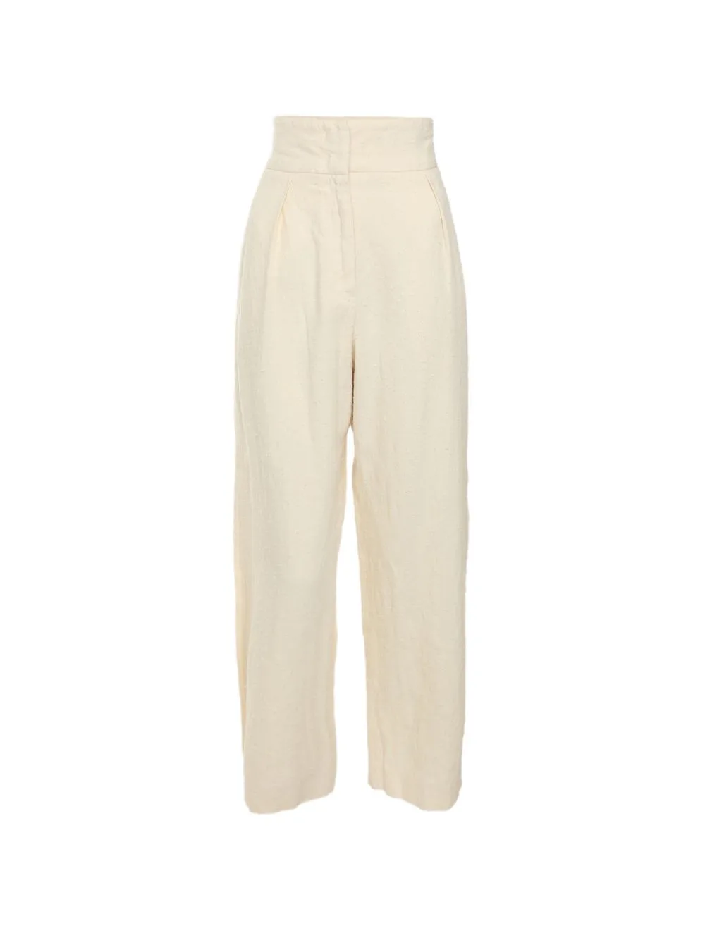 Pleated Canvas Trousers by Jil Sander Pre-Owned
