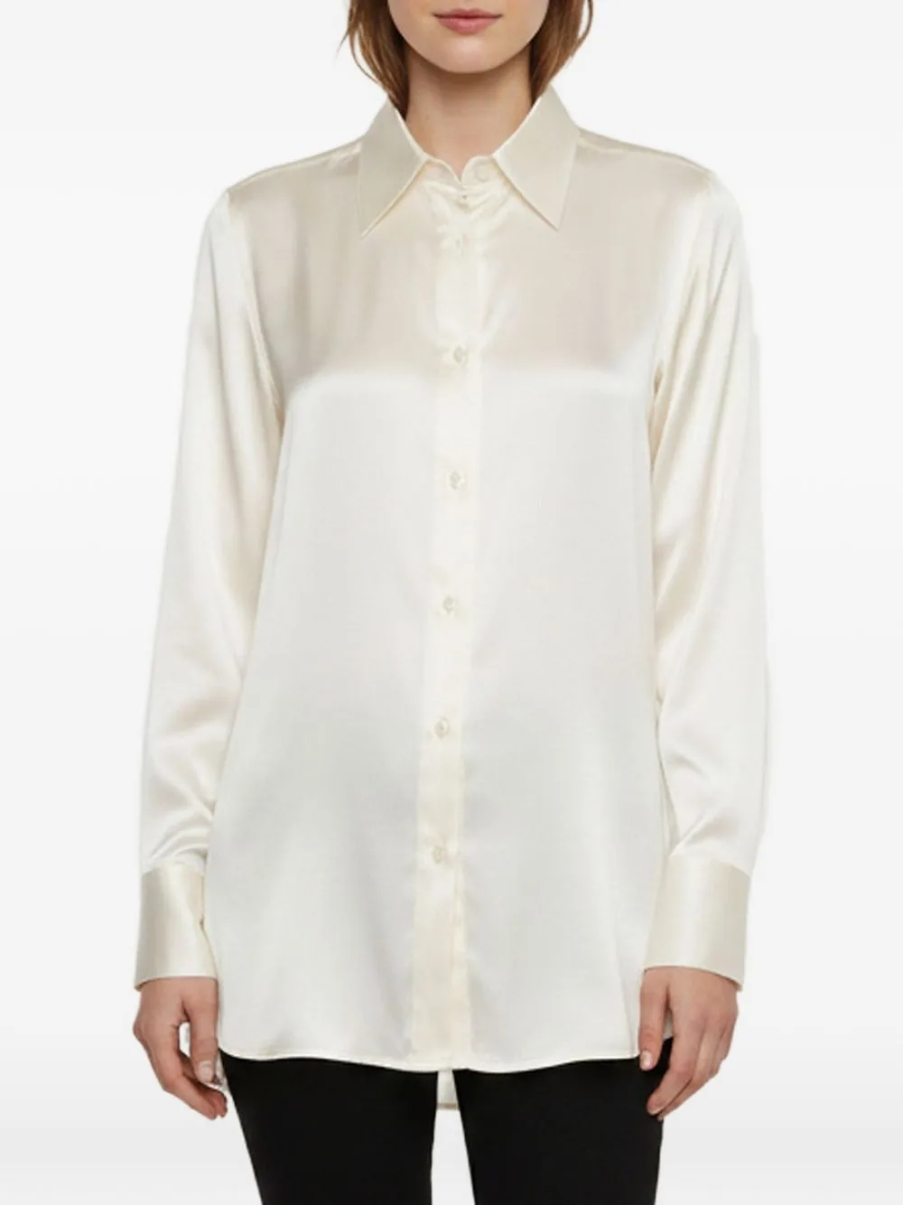 Silk Long-Sleeve Shirt by Dolce & Gabbana Pre-Owned