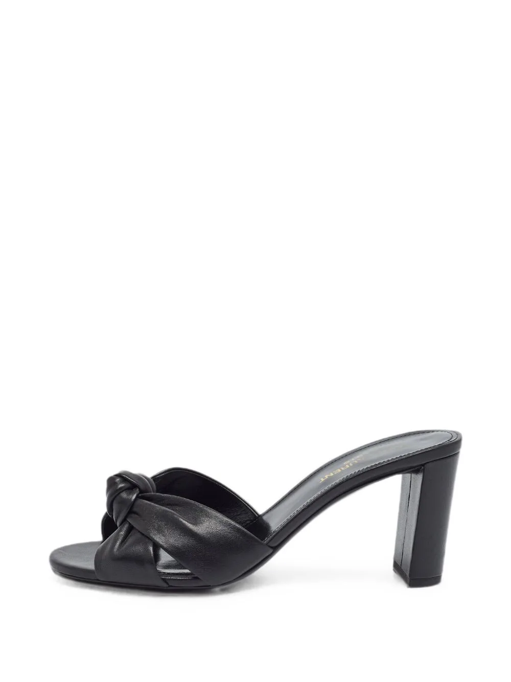Bianca Leather Heeled Sandals by Saint Laurent Pre-Owned