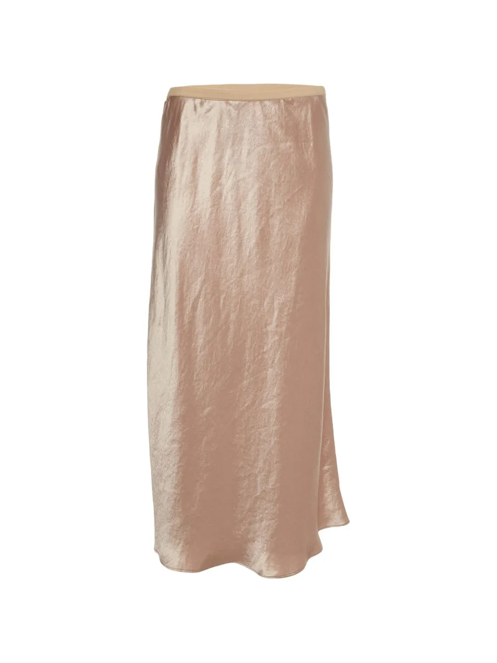 A-Line Satin Midi Skirt by Max Mara