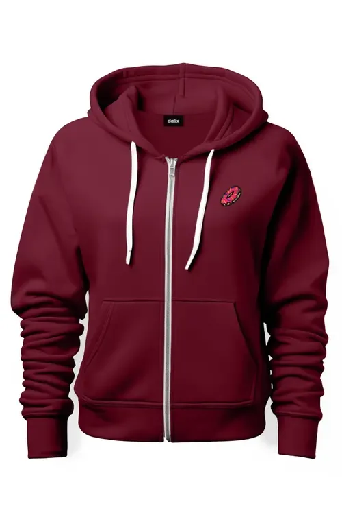 Donut Zip Hoodie by Dalix
