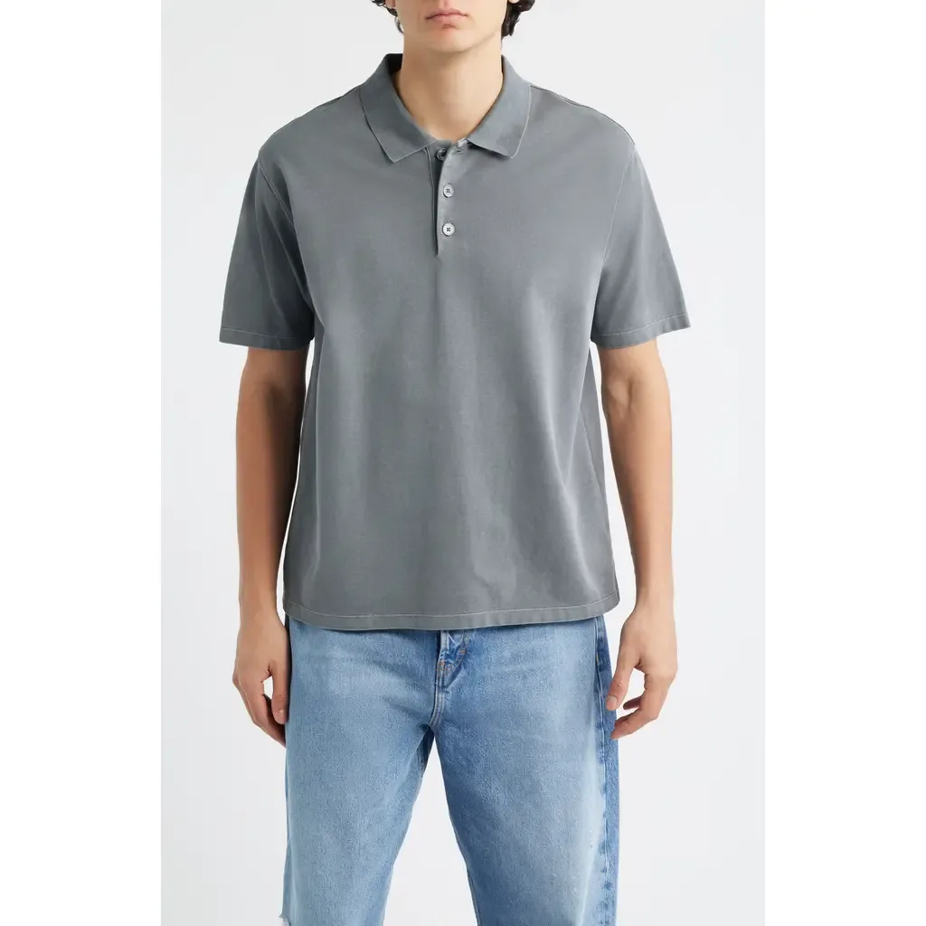 Washed Cotton Piqué Polo by FRAME
