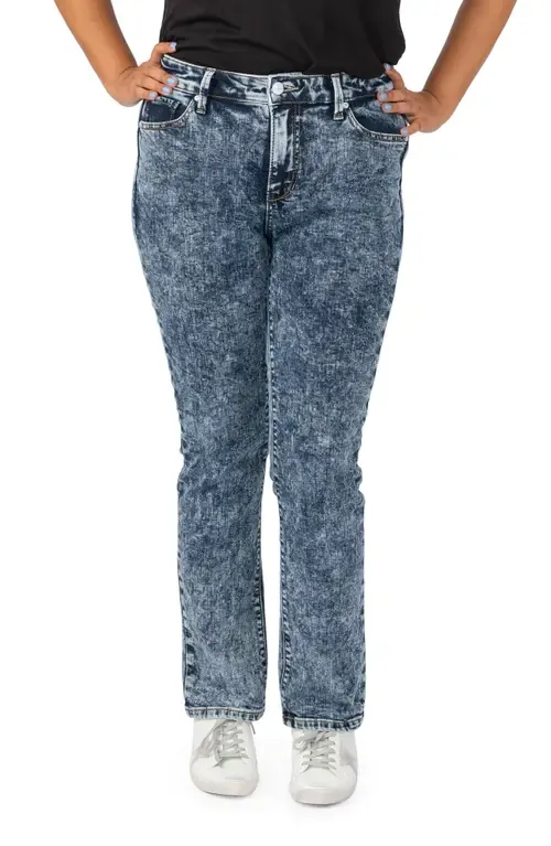 High Waist Straight Leg Jeans by SLINK Jeans