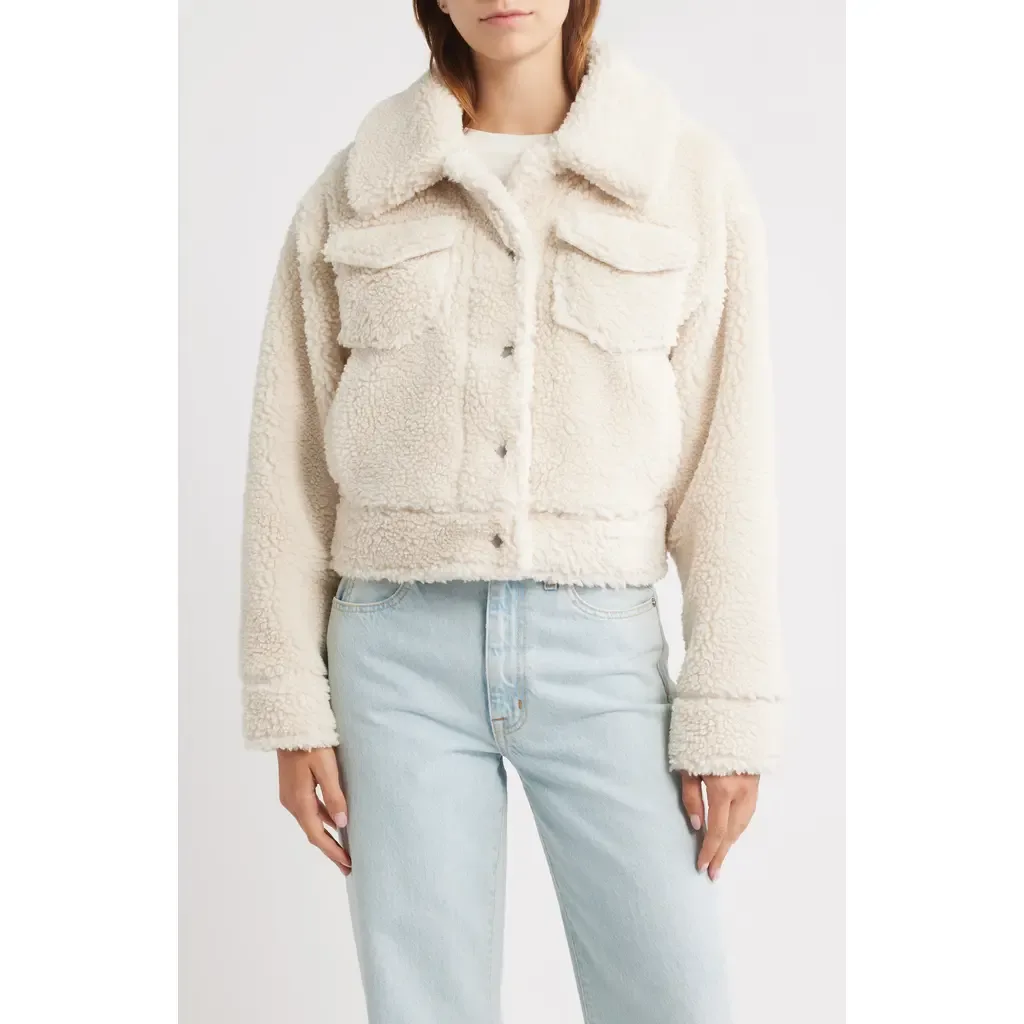 Frankie Faux Shearling Trucker Jacket by UGG(r)