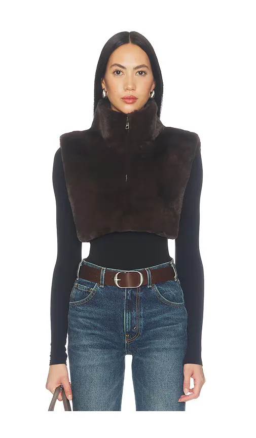 Jamie Faux Mink Dickey by Apparis
