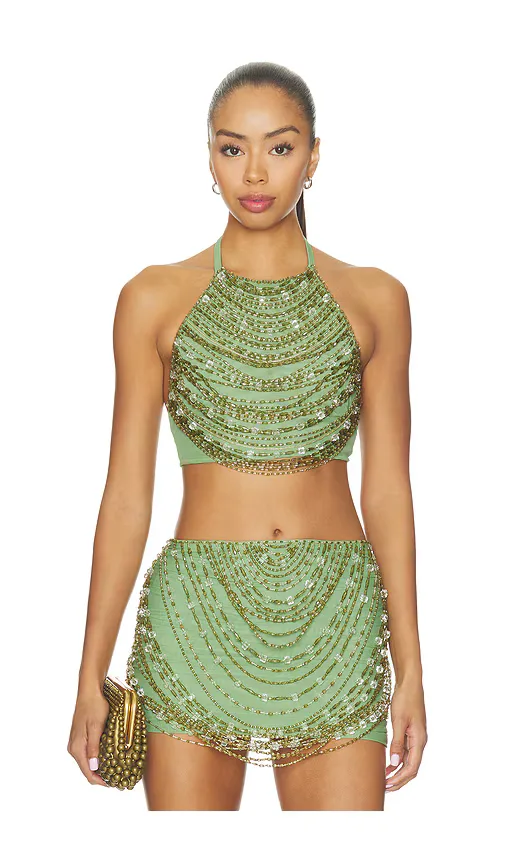 Linea Embroidery Top by PatBO