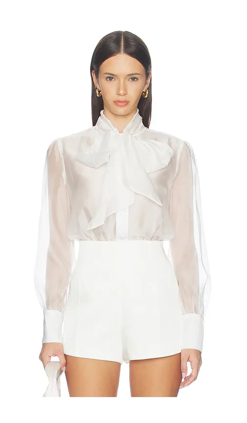 Organza Blouse Bodysuit by Nadine Merabi