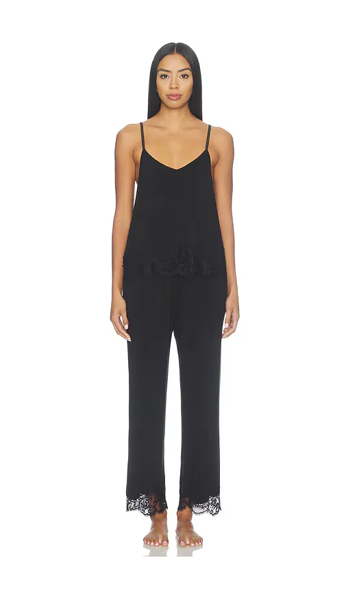 Sarafina Solid Bamboo Knit Cami Pant Set by Flora Nikrooz