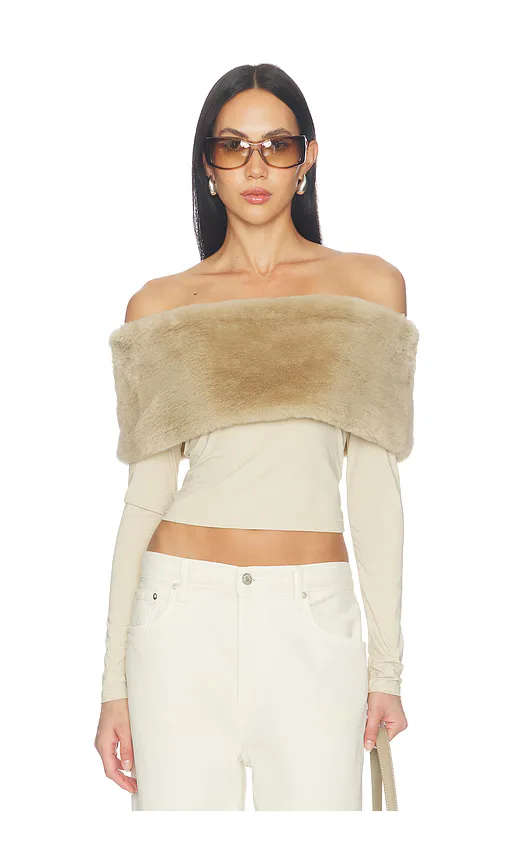 Waldorf Off Shoulder Top by LIONESS