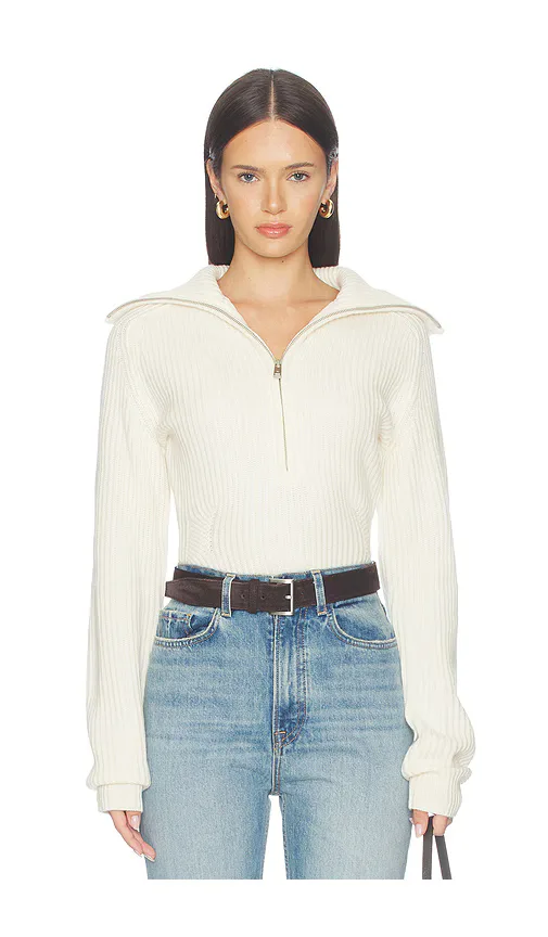 June Trucker Collar Sweater by ANINE BING