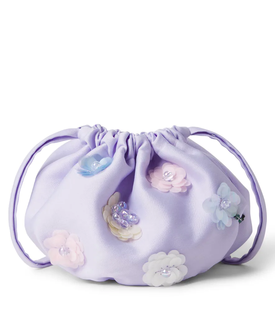 Embellished Bucket Bag by Self-Portrait Kids