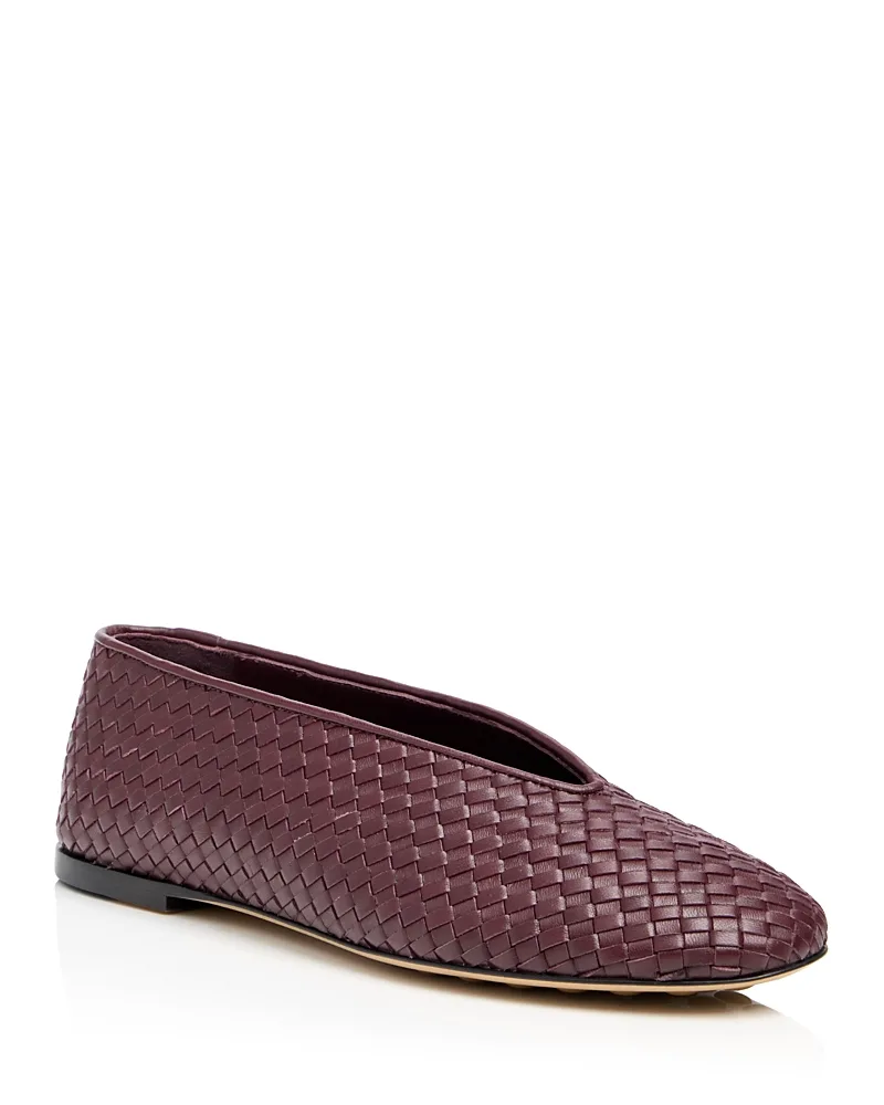 Rosa Intrecciato Ballet Flats by Bottega Veneta