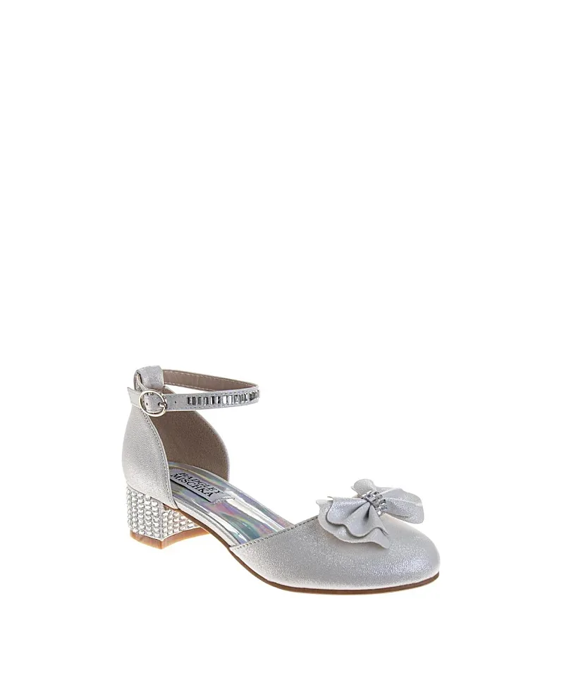 Ribbon and Gemstones Sparkly Dress Sandals by Badgley Mischka