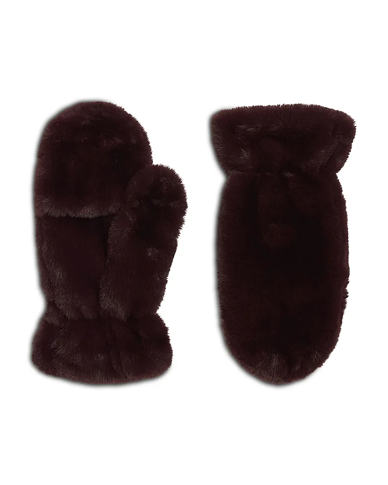 Coco Faux Fur Mittens by Apparis