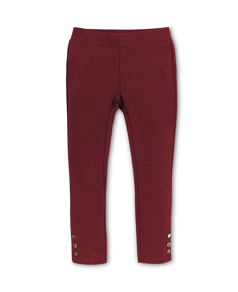 Button Cuff Ponte Pant by Hope & Henry