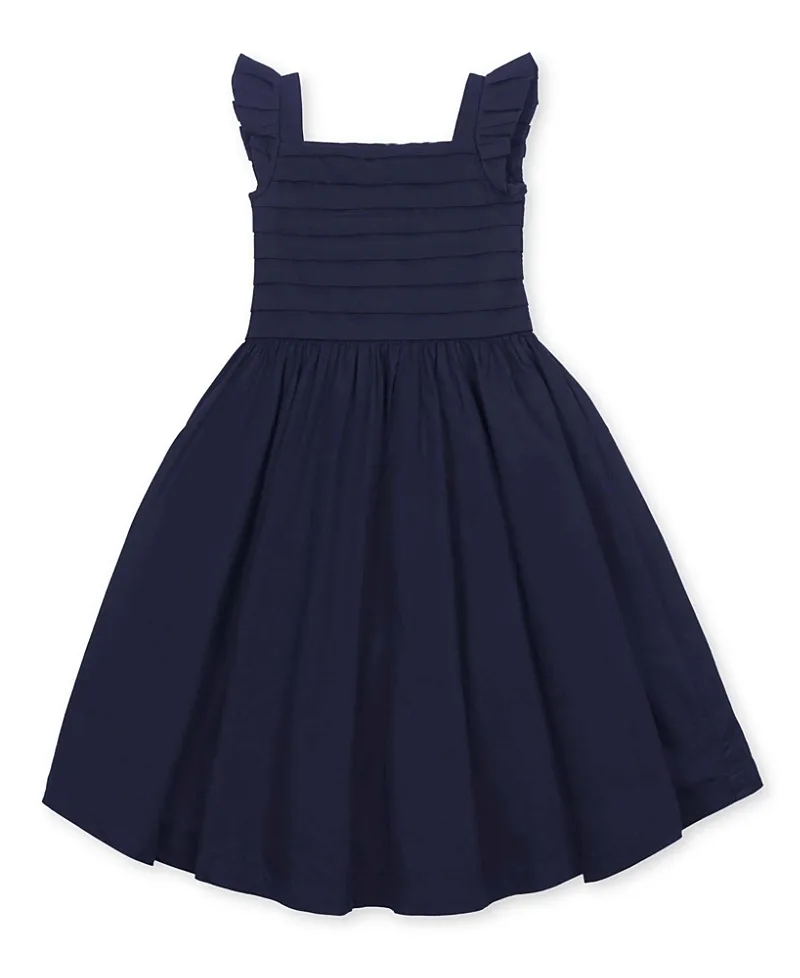 Organic Pleated Bodice Sateen Party Dress by Hope & Henry