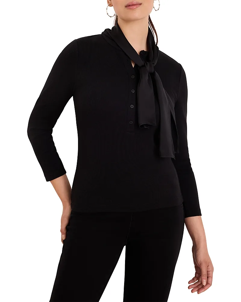 Perfect Rib Dandy Tie Top by Nic+Zoe