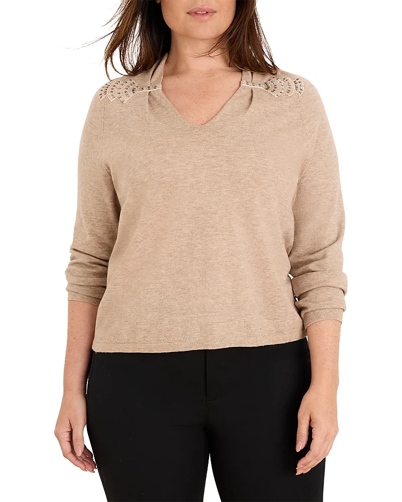 Shimmer Cinch Sweater - Alpaca by Nic+Zoe