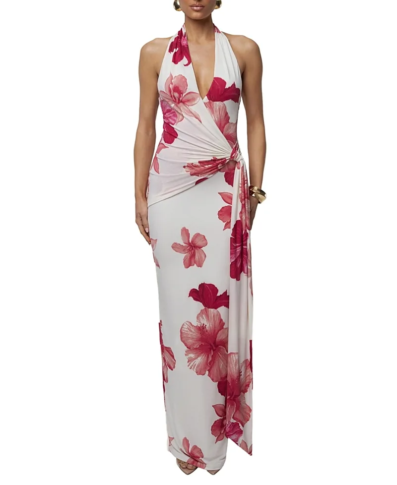 Floral Island Blossom Maxi Dress by Jluxlabel