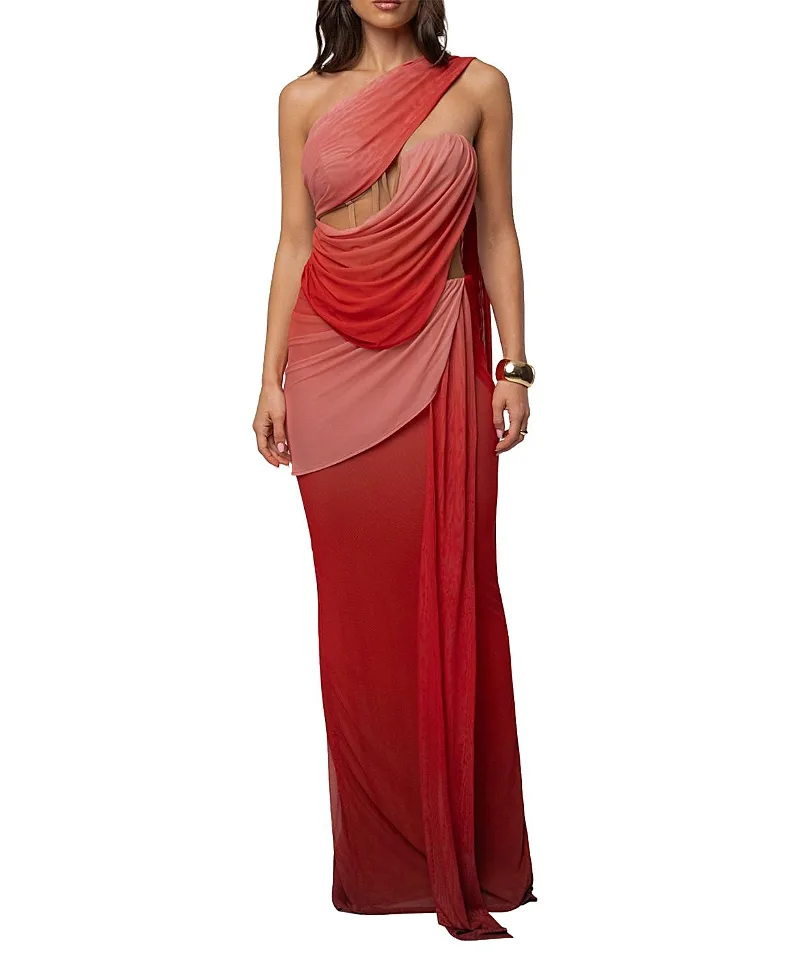 Empress of Hearts Mesh Gown by Jluxlabel