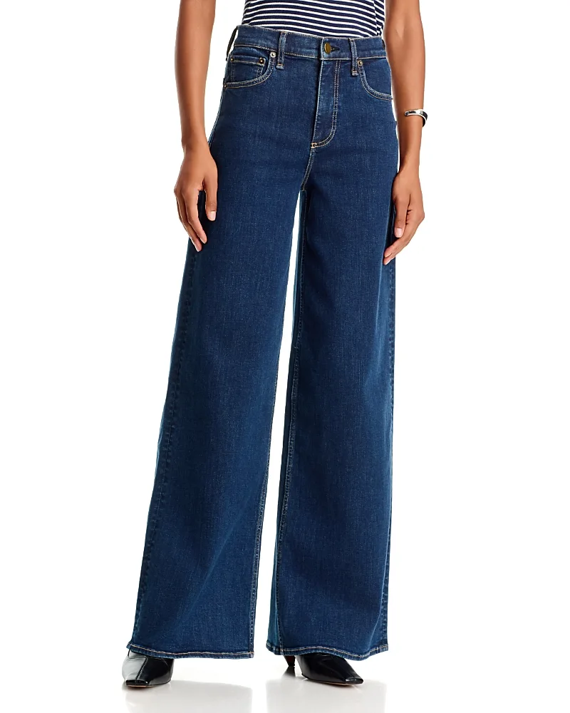 Flexi Sofie High Rise Wide Leg Jeans by rag & bone