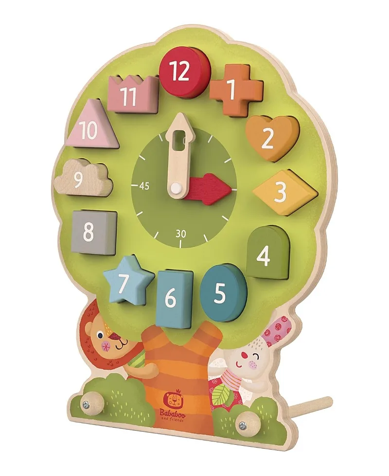 Wonder Tree Shape Sorting Clock by Bababoo And Friends