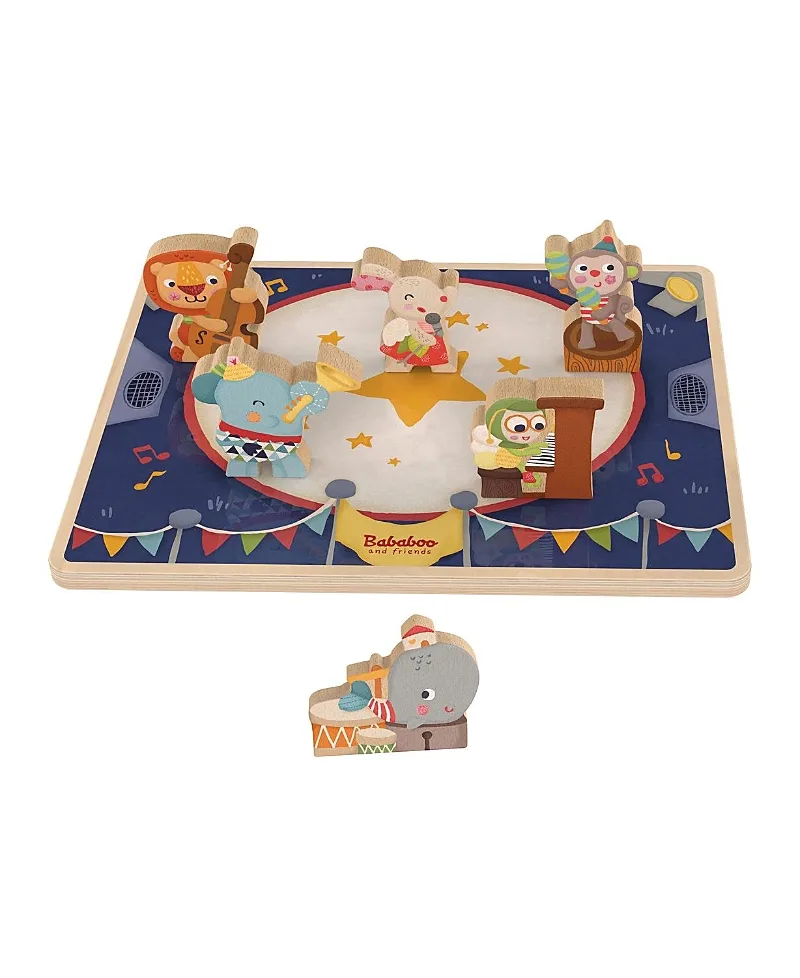 Band Play Figure Puzzle by Bababoo And Friends
